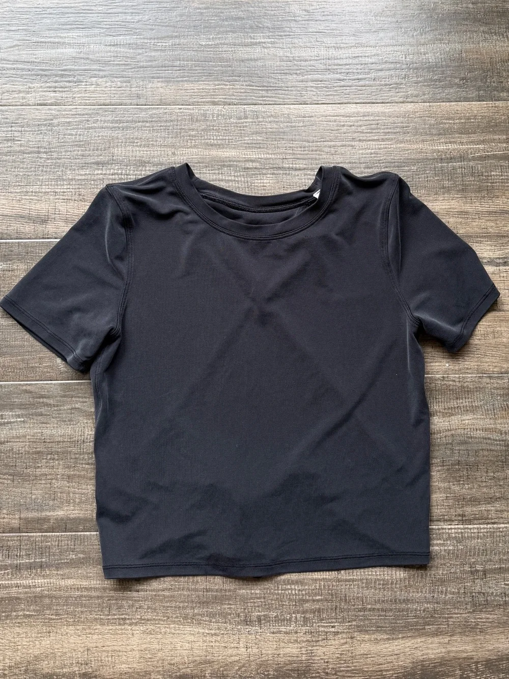 Lululemon Open Tie-Back Short Sleeve Black 4